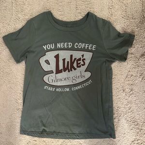 Gilmore Girls Green Shirt, Size Small